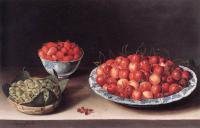 Moillon, Louise - Still-Life with Cherries, Strawberries and Gooseberries